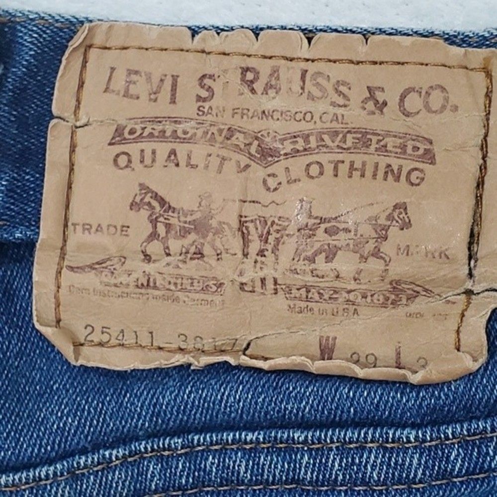 Levi’s 70’s Vintage 573 Orange Tab High Rise Jeans Size W29 L34 - Picture 15 of 16